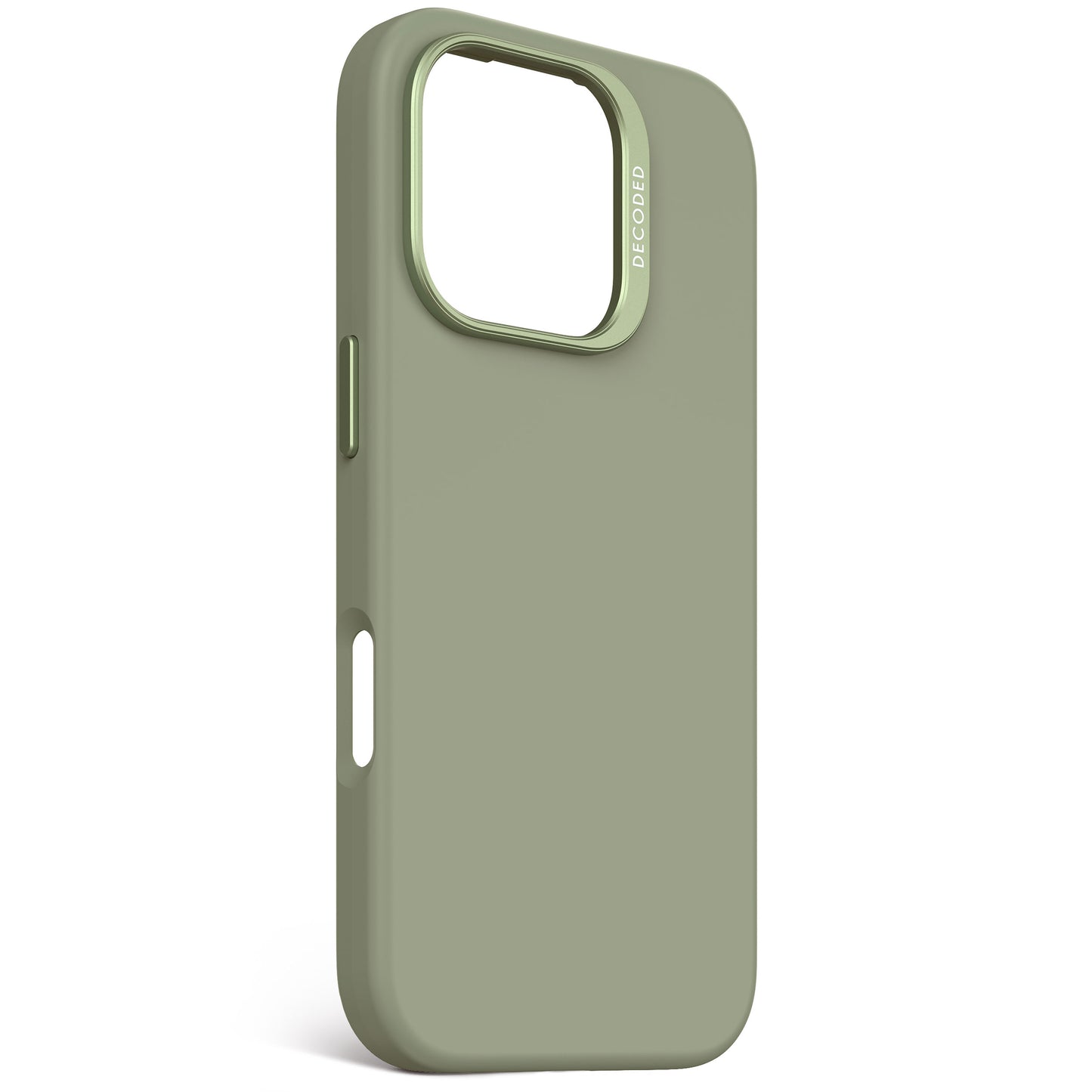 Decoded Antimicrobial Silicone Backcover pour iPhone 16 Pro - Jade