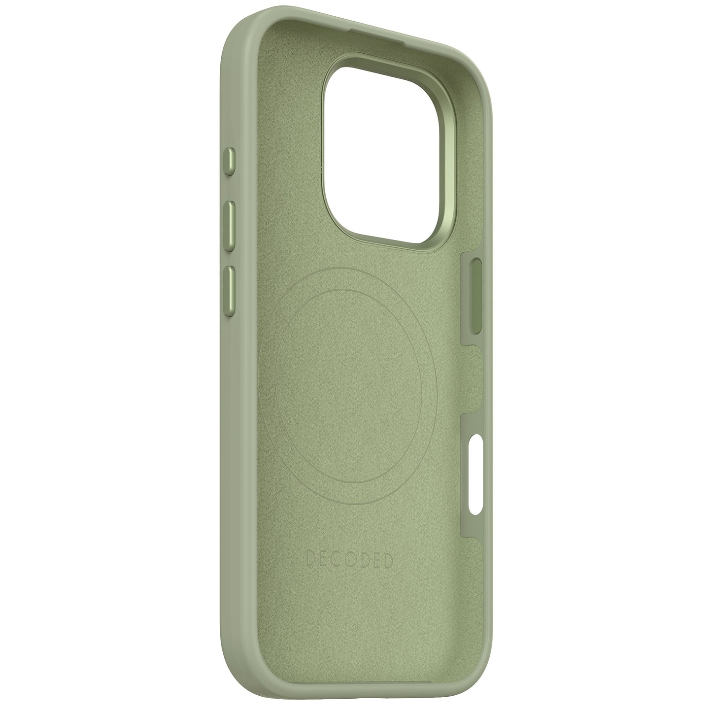 Decoded Antimicrobial Silicone Backcover pour iPhone 16 Pro - Jade