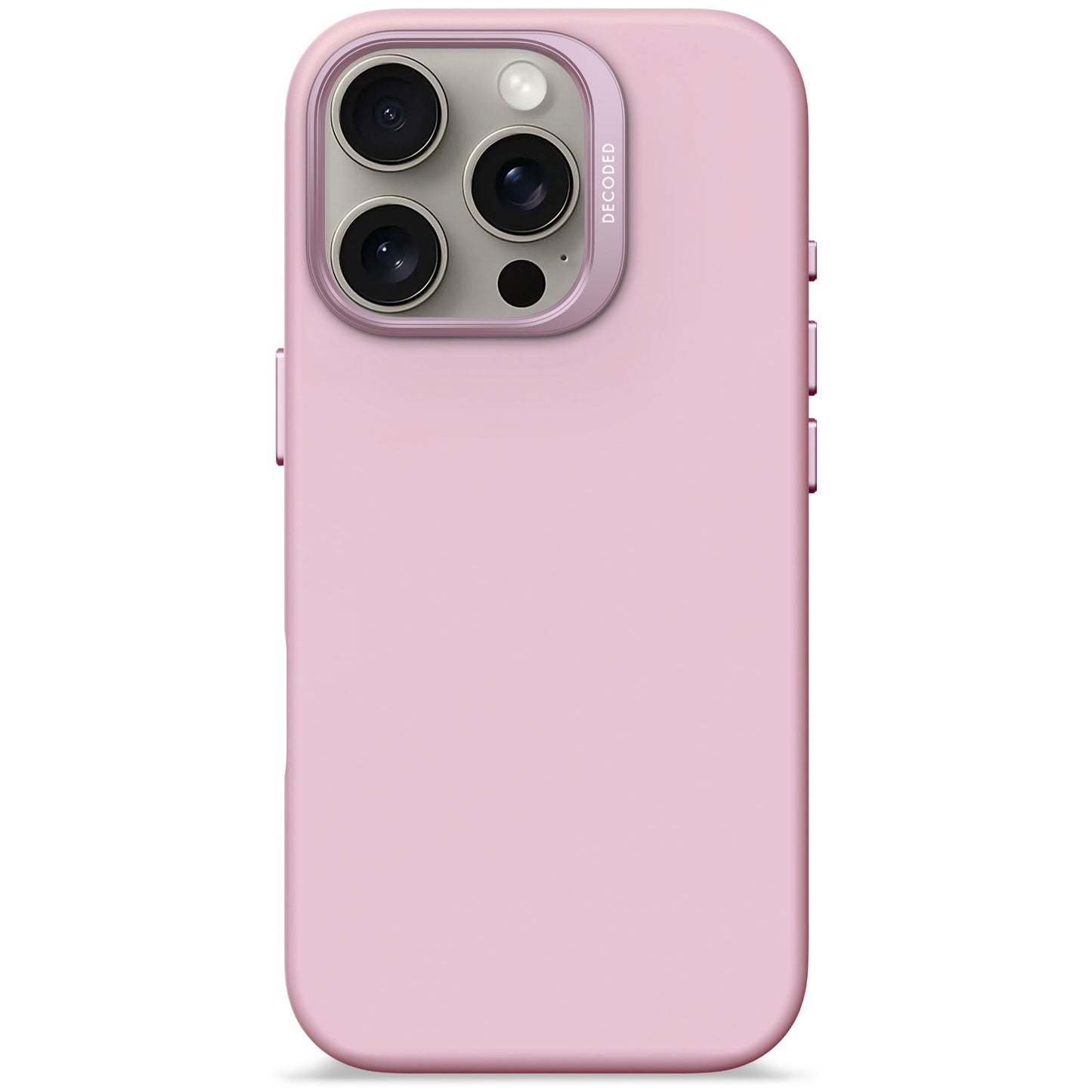 Decoded Antimicrobial Silicone Backcover pour iPhone 16 Pro - Lavender