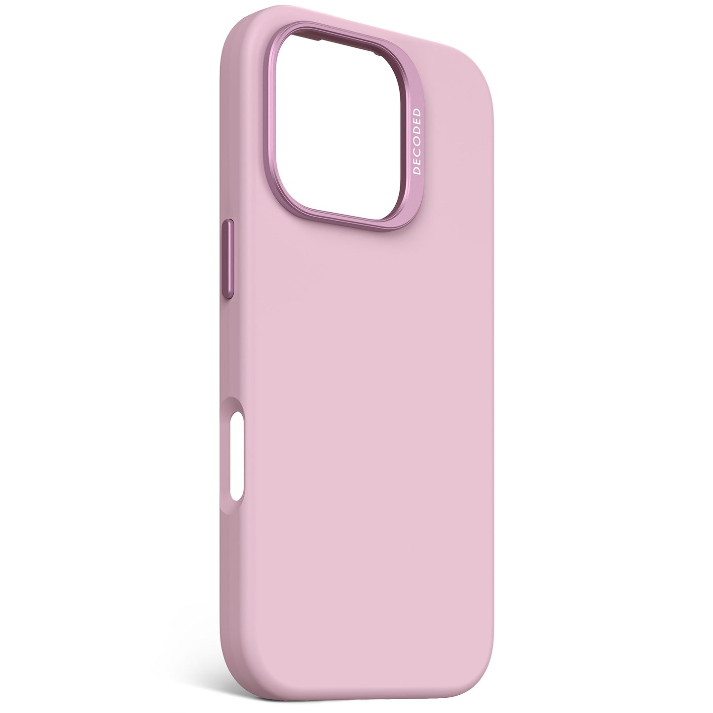 Decoded Antimicrobial Silicone Backcover pour iPhone 16 Pro - Lavender