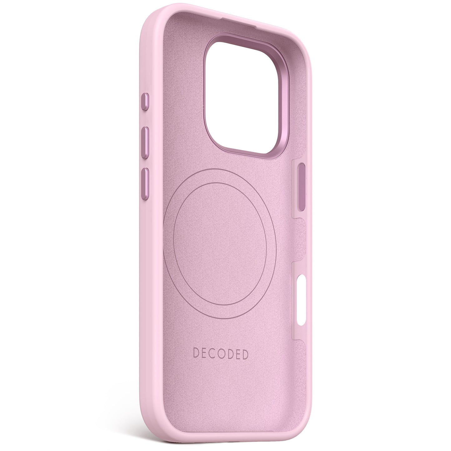 Decoded Antimicrobial Silicone Backcover pour iPhone 16 Pro - Lavender