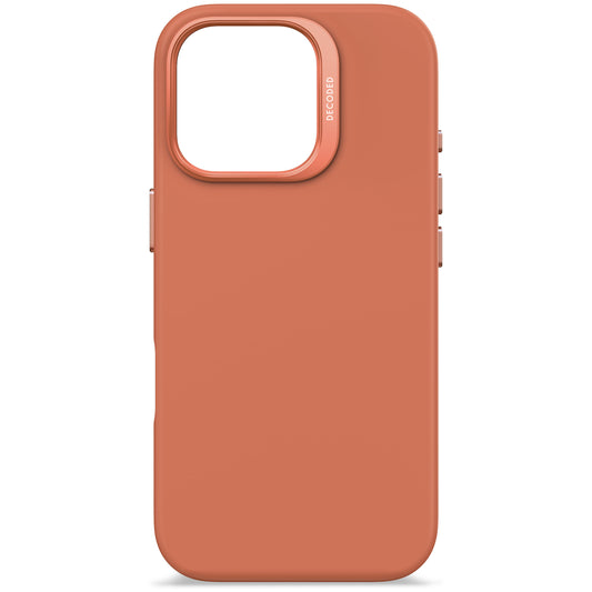 Decoded Antimicrobial Silicone Backcover pour iPhone 16 Pro - Terra