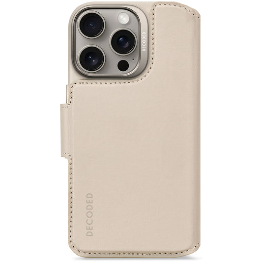 Decoded Detachable Wallet voor iPhone 16 Pro - Argile