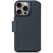 Decoded Detachable Wallet voor iPhone 16 Pro - Blue marine