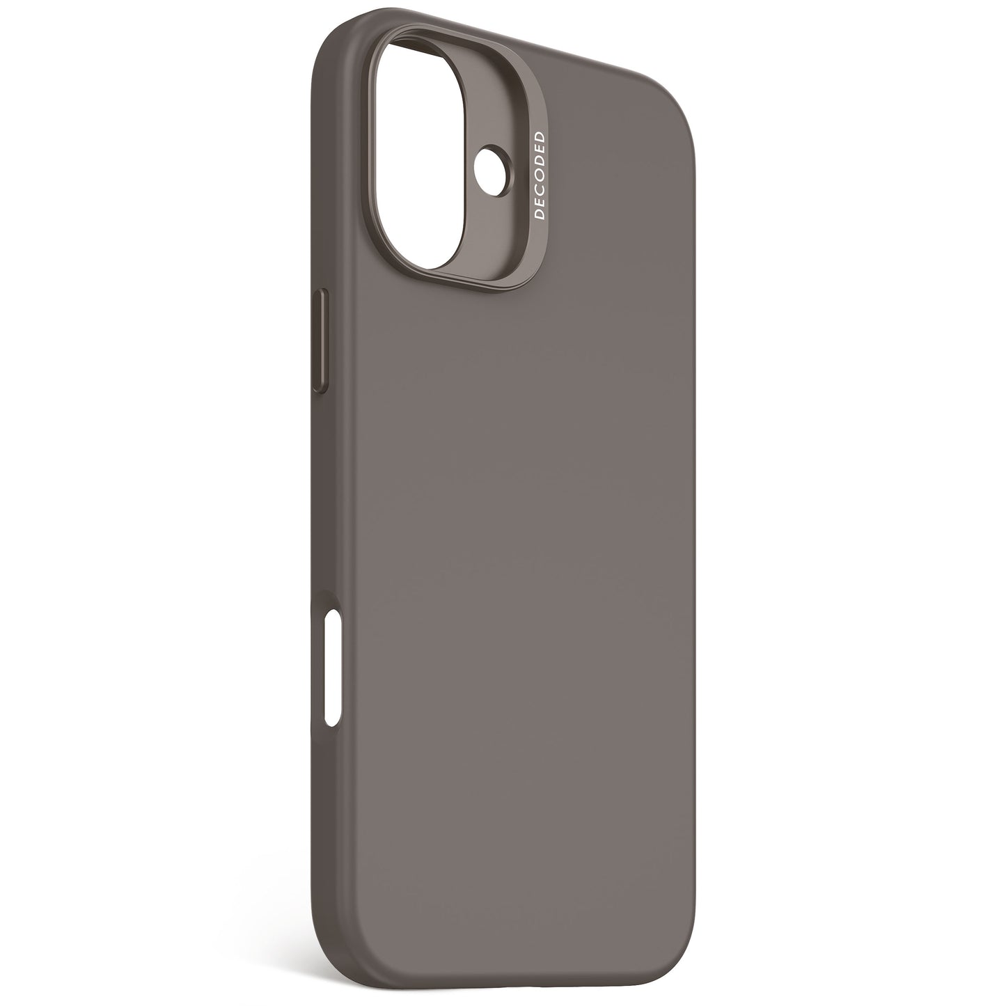 Decoded Antimicrobial Silicone Backcover pour iPhone 16 Plus - Phantom Noir