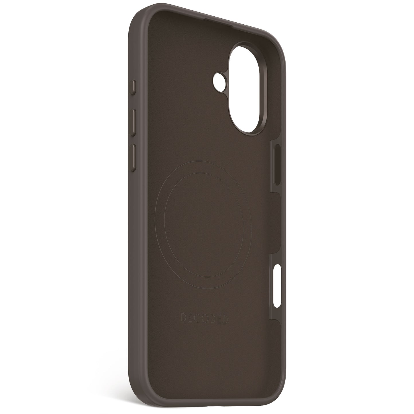 Decoded Antimicrobial Silicone Backcover pour iPhone 16 Plus - Phantom Noir