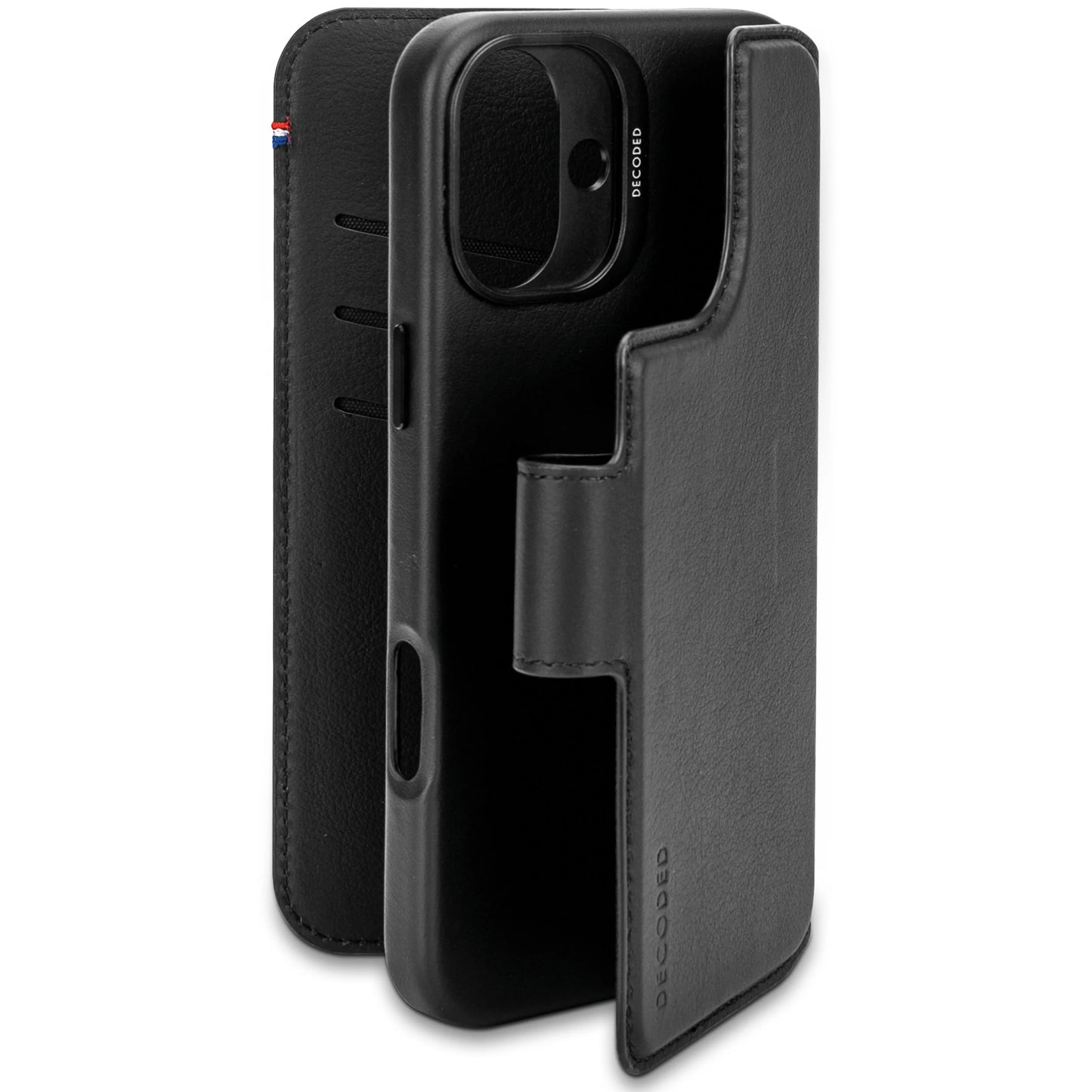 Decoded Detachable Wallet voor iPhone 16 Plus - Noir