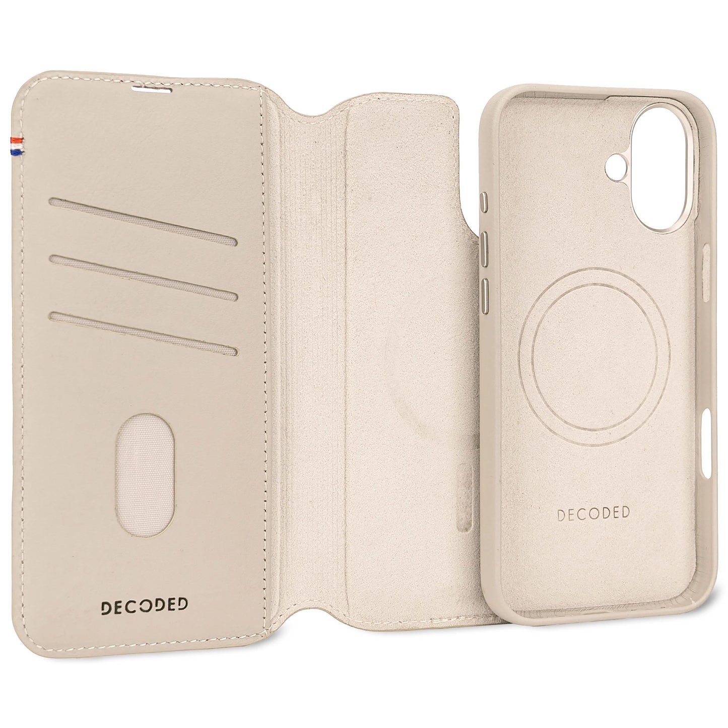 Decoded Detachable Wallet voor iPhone 16 Plus - Argile