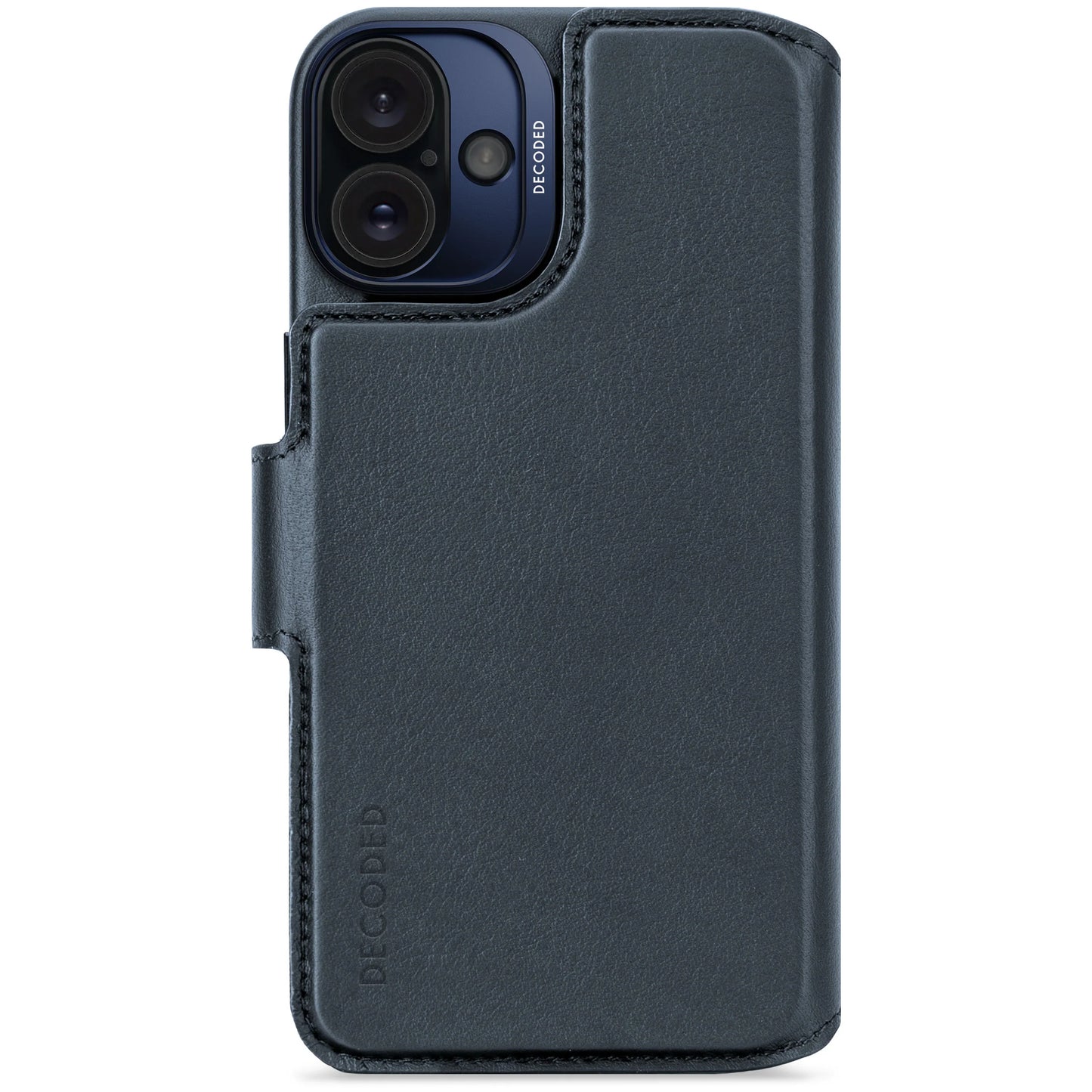 Decoded Detachable Wallet voor iPhone 16 Plus - Blue marine