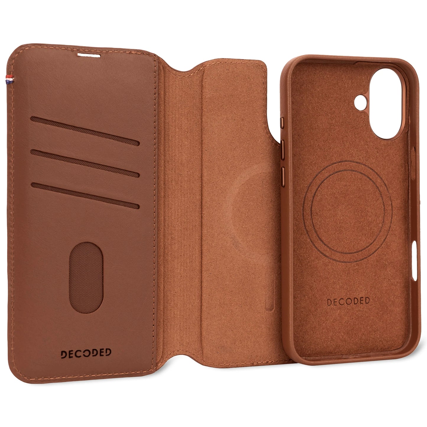 Decoded Detachable Wallet voor iPhone 16 Plus - Brun