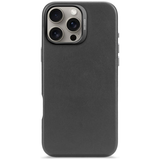 Decoded Housse en cuir pour iPhone 16 Pro Max - Noir