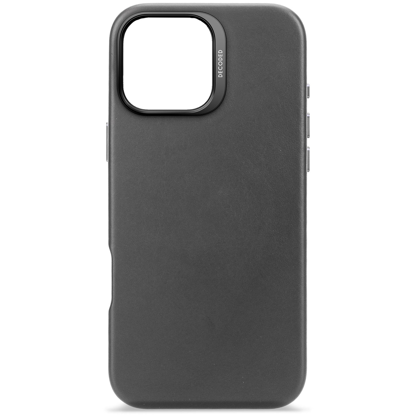 Decoded Housse en cuir pour iPhone 16 Pro Max - Noir