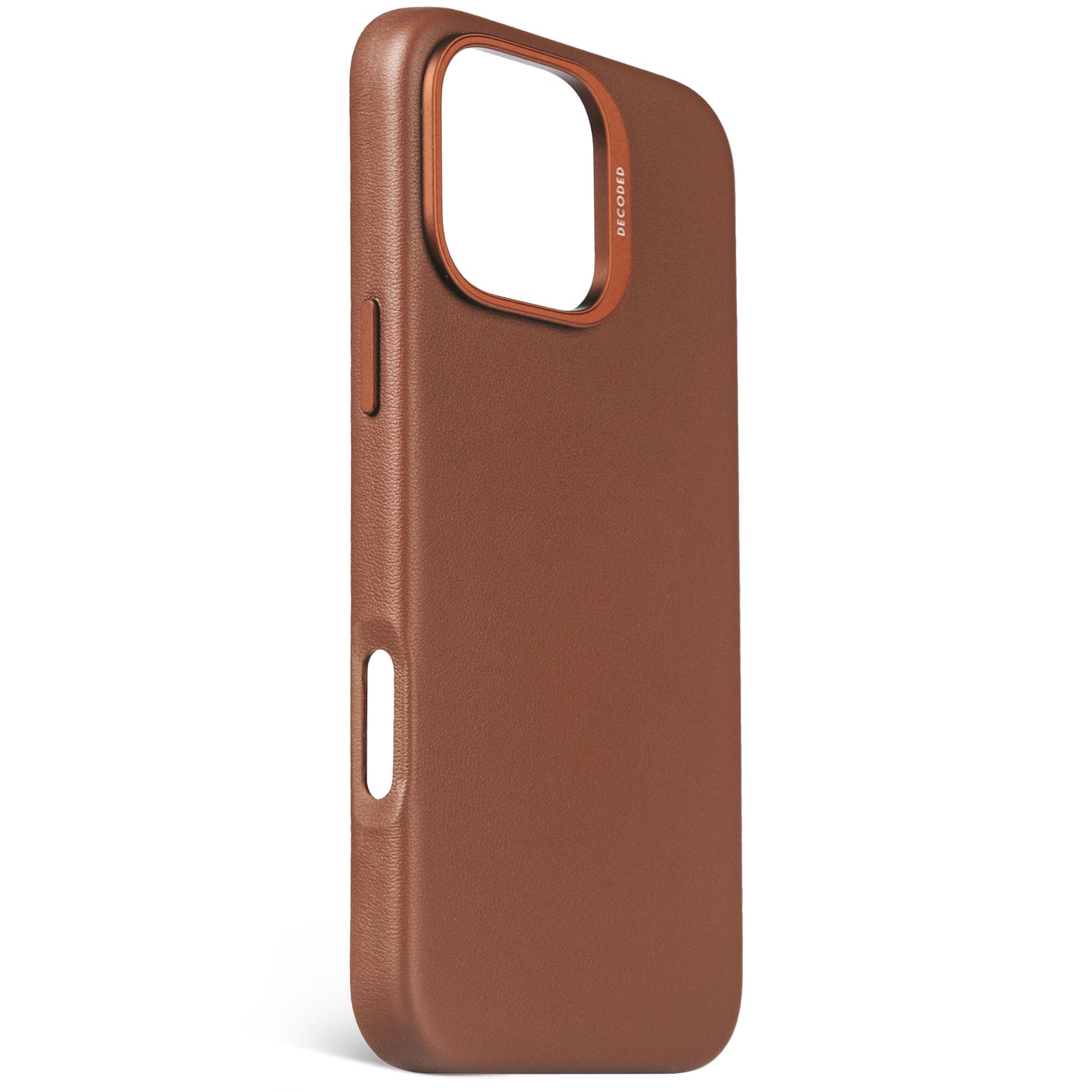 Decoded Housse en cuir pour iPhone 16 Pro Max - Brun