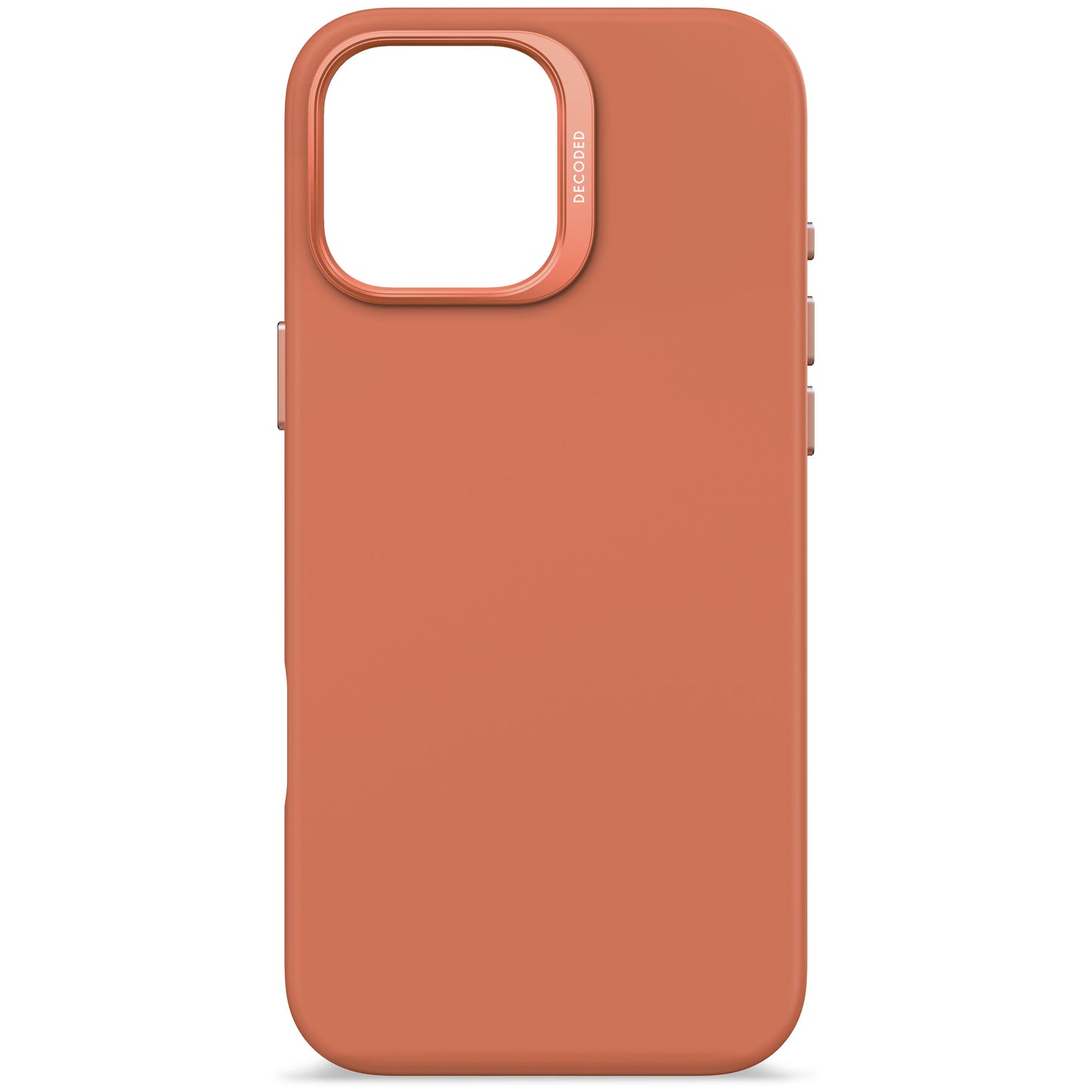 Decoded Antimicrobial Silicone Backcover voor iPhone 16 Pro Max - Terra