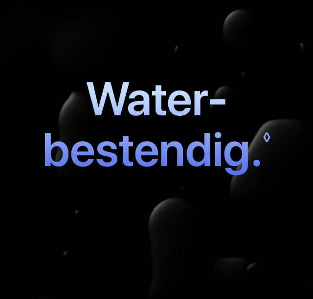 Waterbestendig.