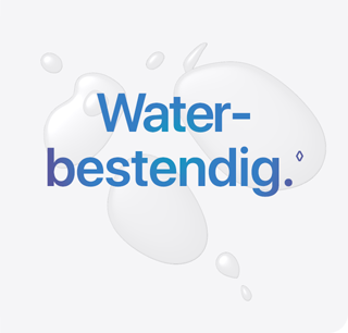 Waterbestendig. Verwijzing naar disclaimers.