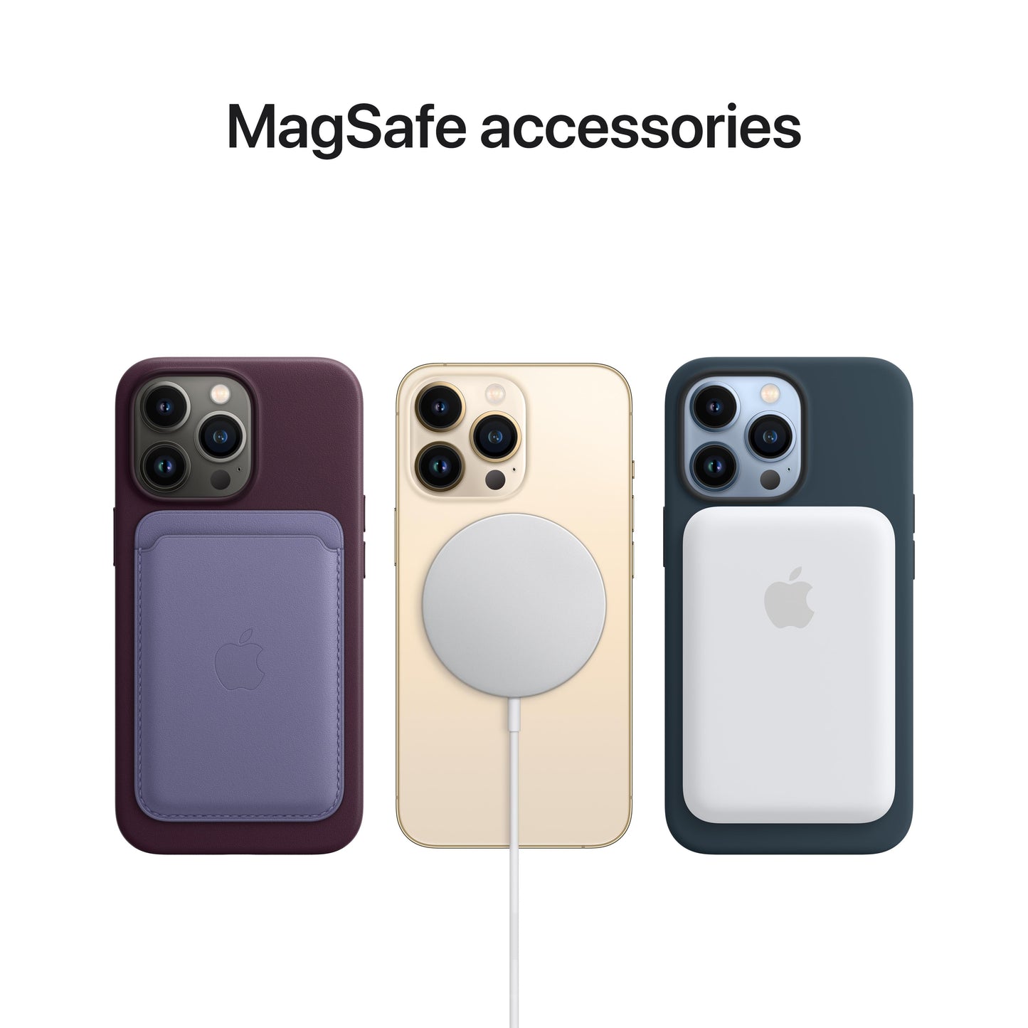 EOL Coque en cuir avec MagSafe pour iPhone 13 Pro Max - Ocre