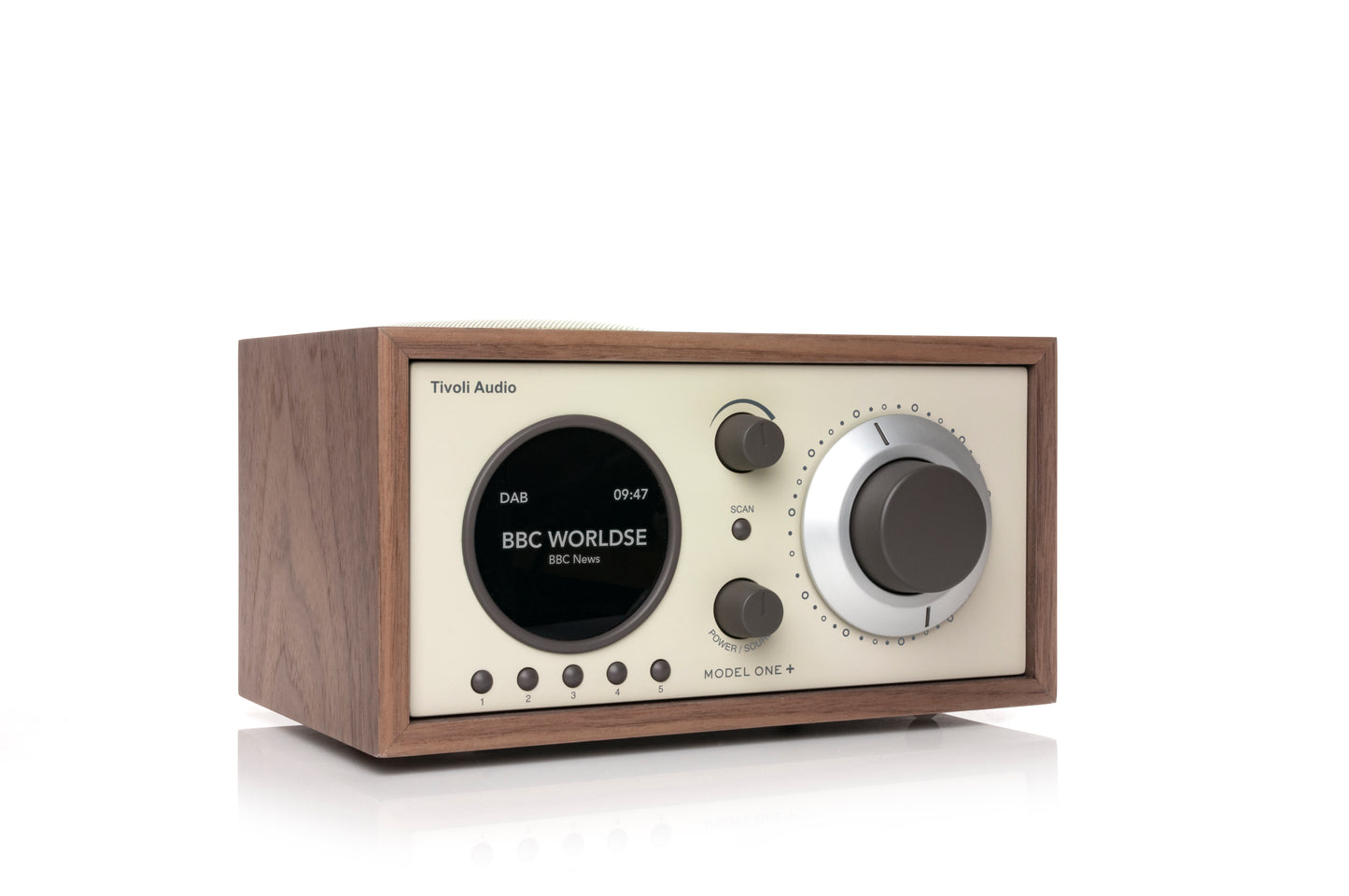 Tivoli Model One+ - Bluetooth - Walnut/Beige