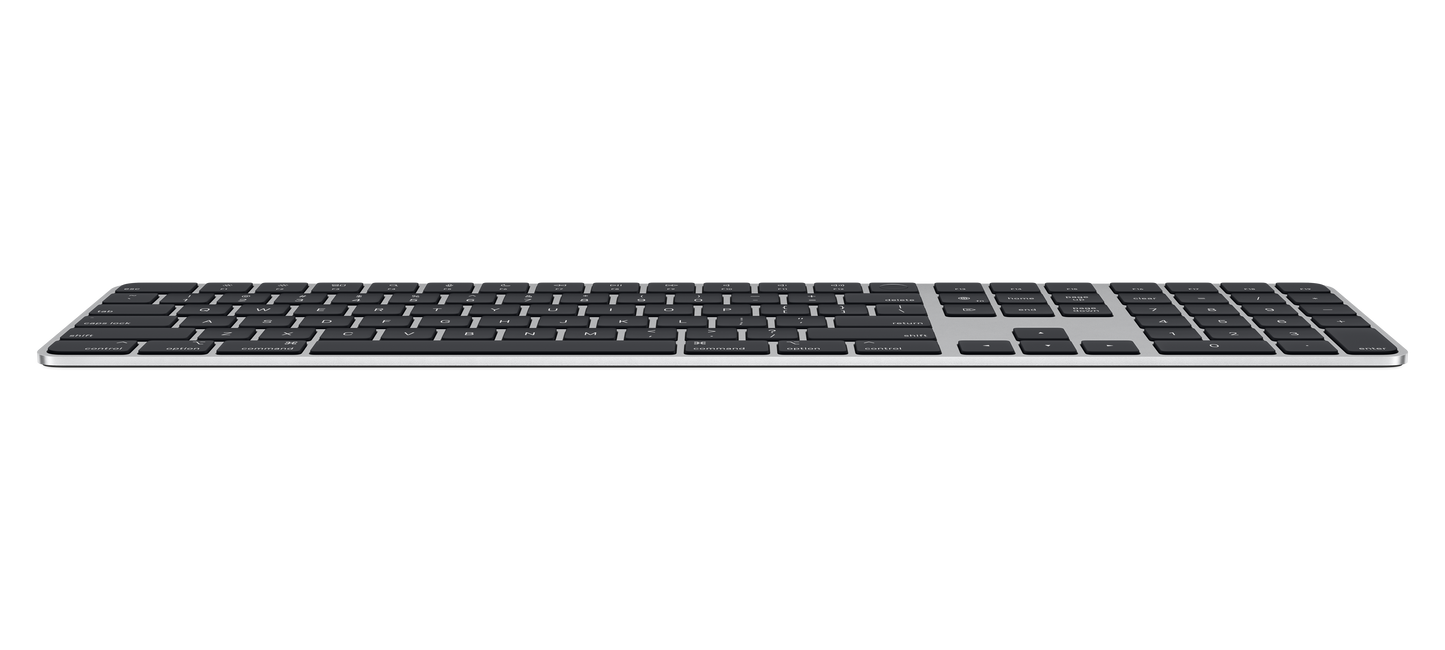 EOL Magic Keyboard avec Touch ID et pavé numérique pour les Mac avec puce Apple - Français - Touches noires