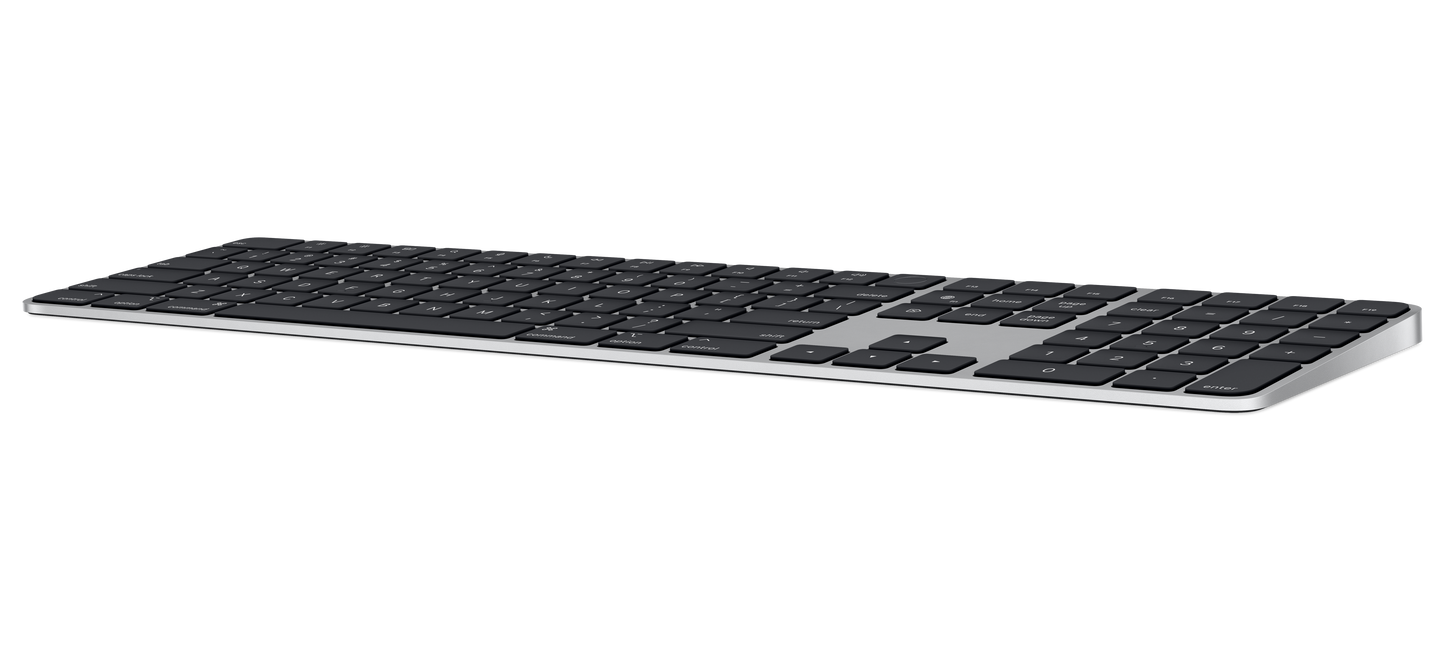 EOL Magic Keyboard avec Touch ID et pavé numérique pour les Mac avec puce Apple - Français - Touches noires