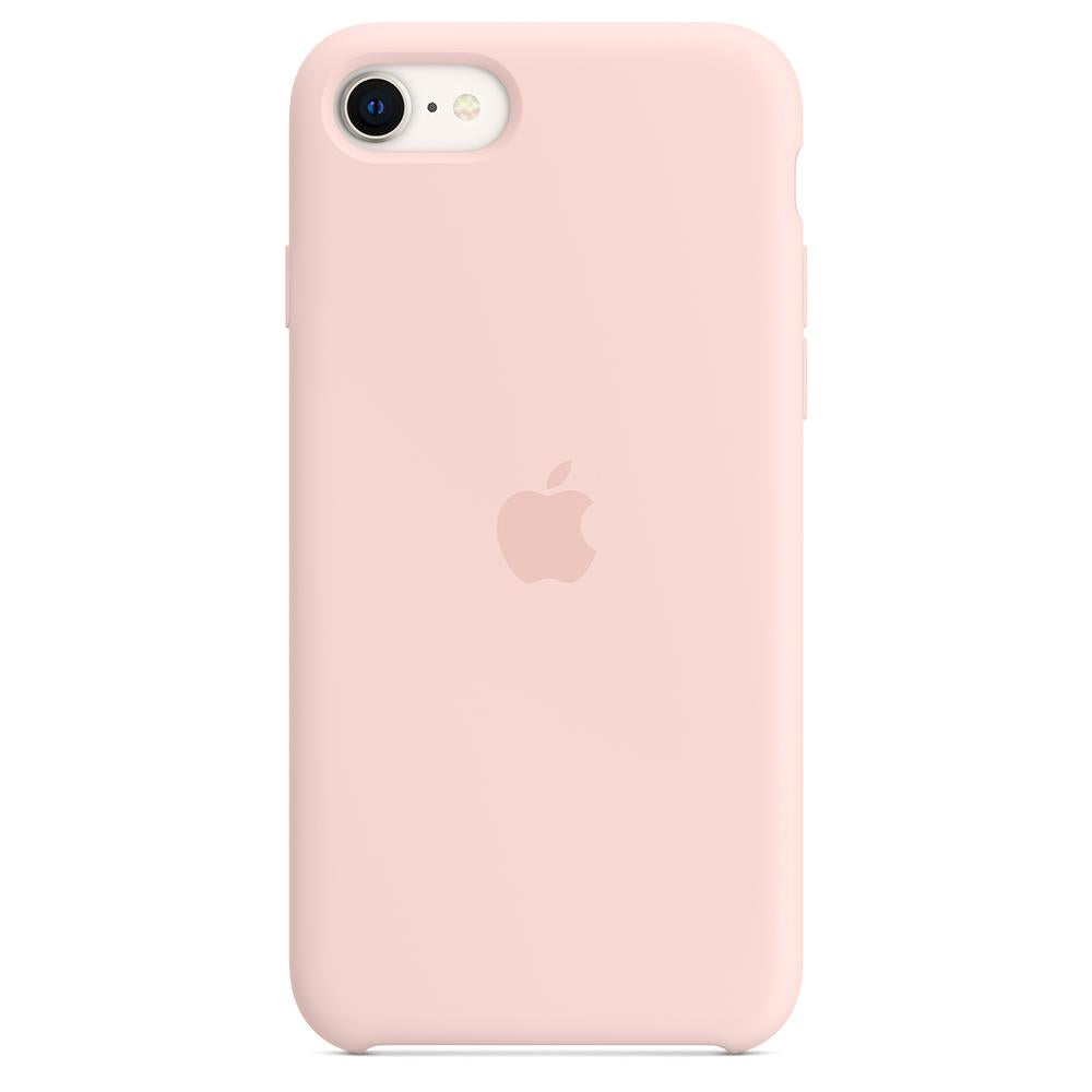 Coque en silicone pour iPhone SE - Rose craie