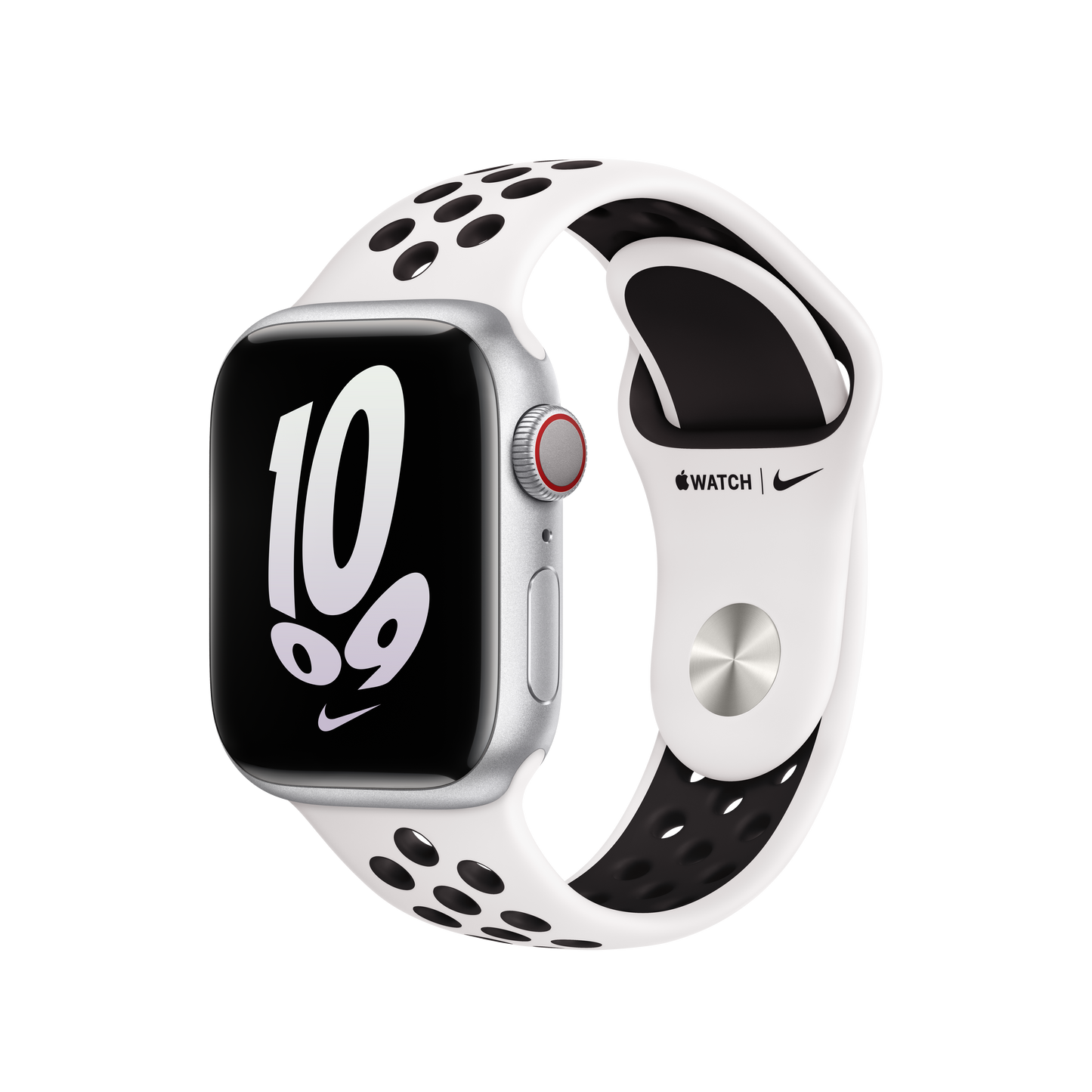 EOL Bracelet Sport Nike - Blanc polaire/noir (41 mm)