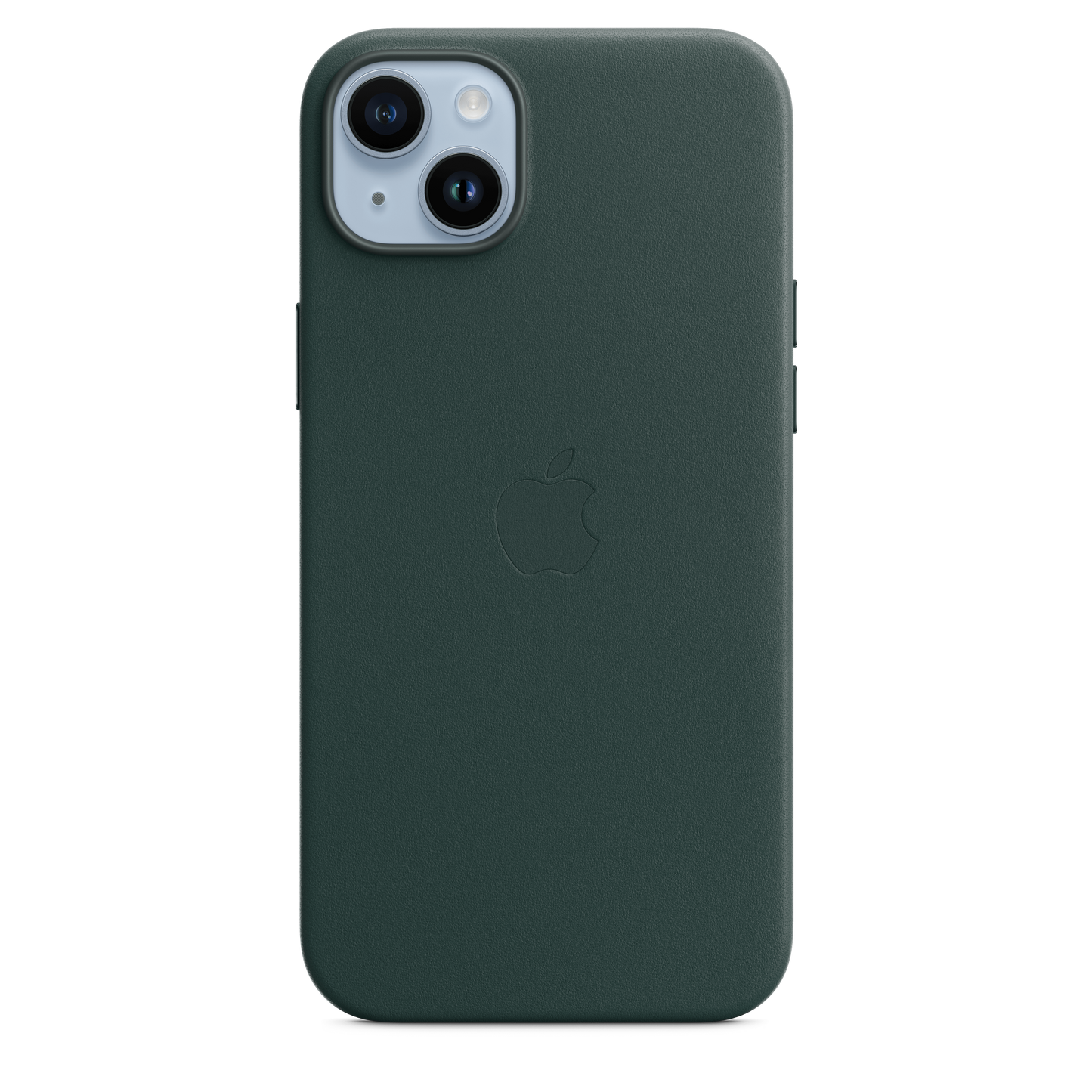 EOL Coque en cuir avec MagSafe pour iPhone 14 Plus - Vert forêt