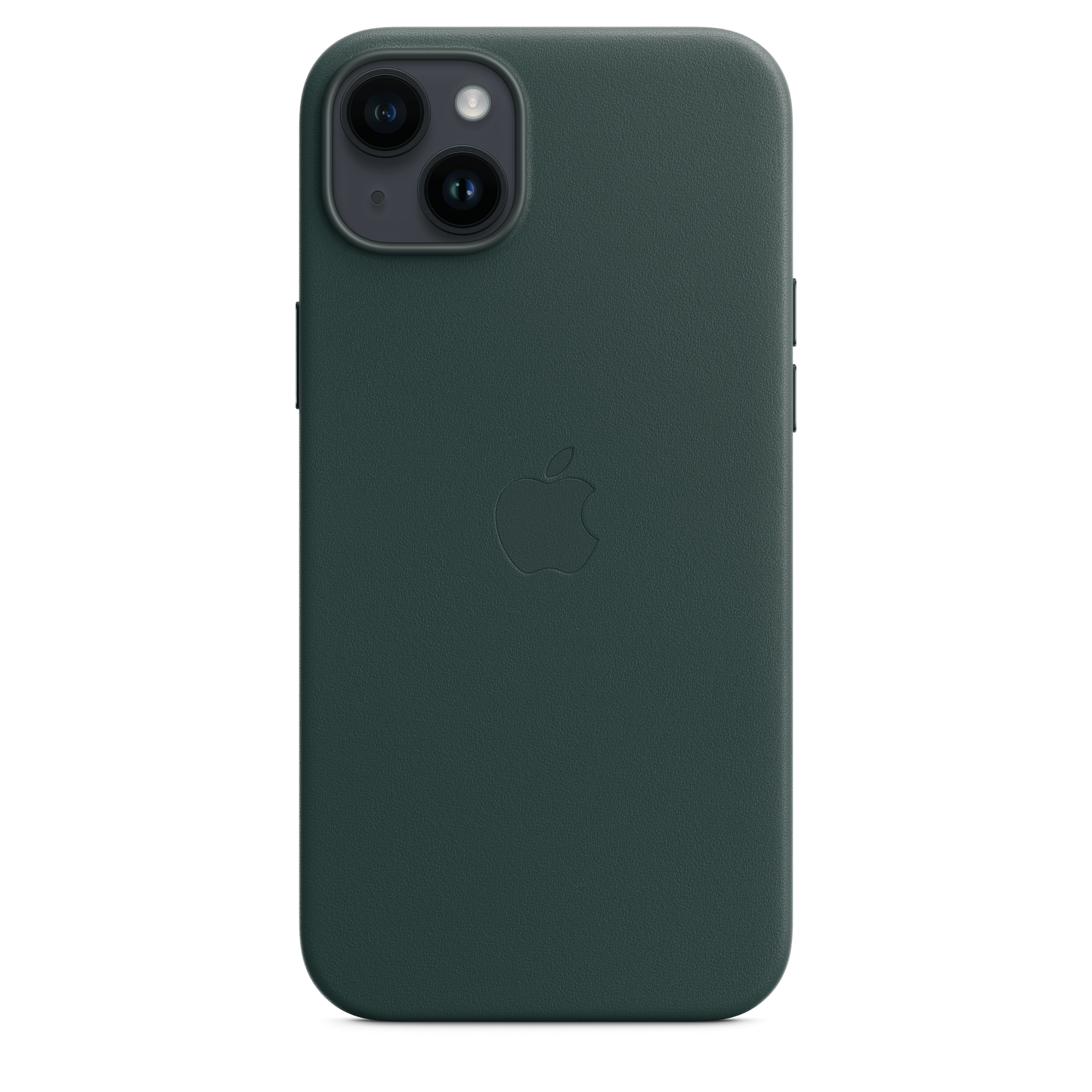 EOL Coque en cuir avec MagSafe pour iPhone 14 Plus - Vert forêt