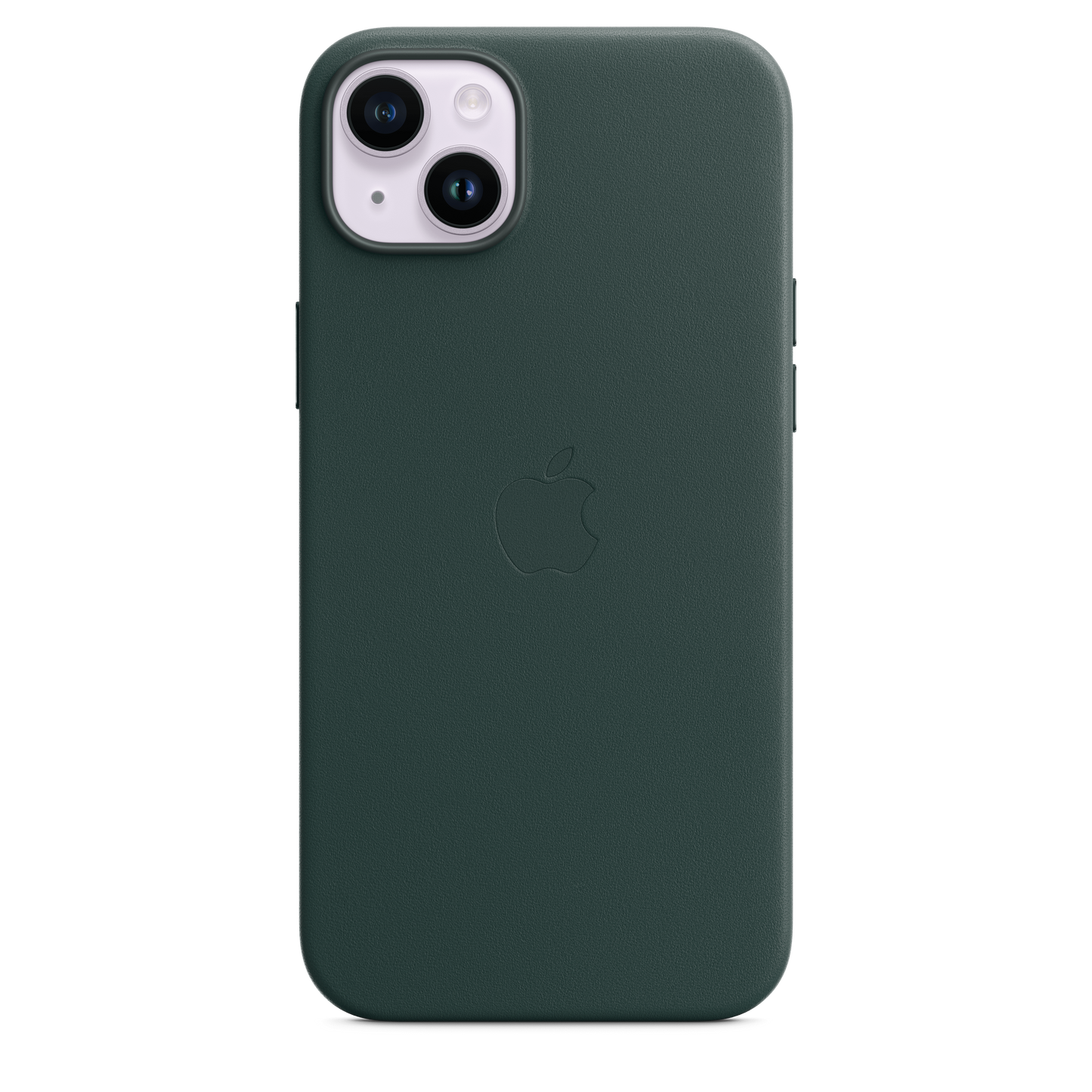 EOL Coque en cuir avec MagSafe pour iPhone 14 Plus - Vert forêt