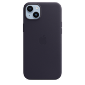 EOL Coque en cuir avec MagSafe pour iPhone 14 Plus - Encre violette