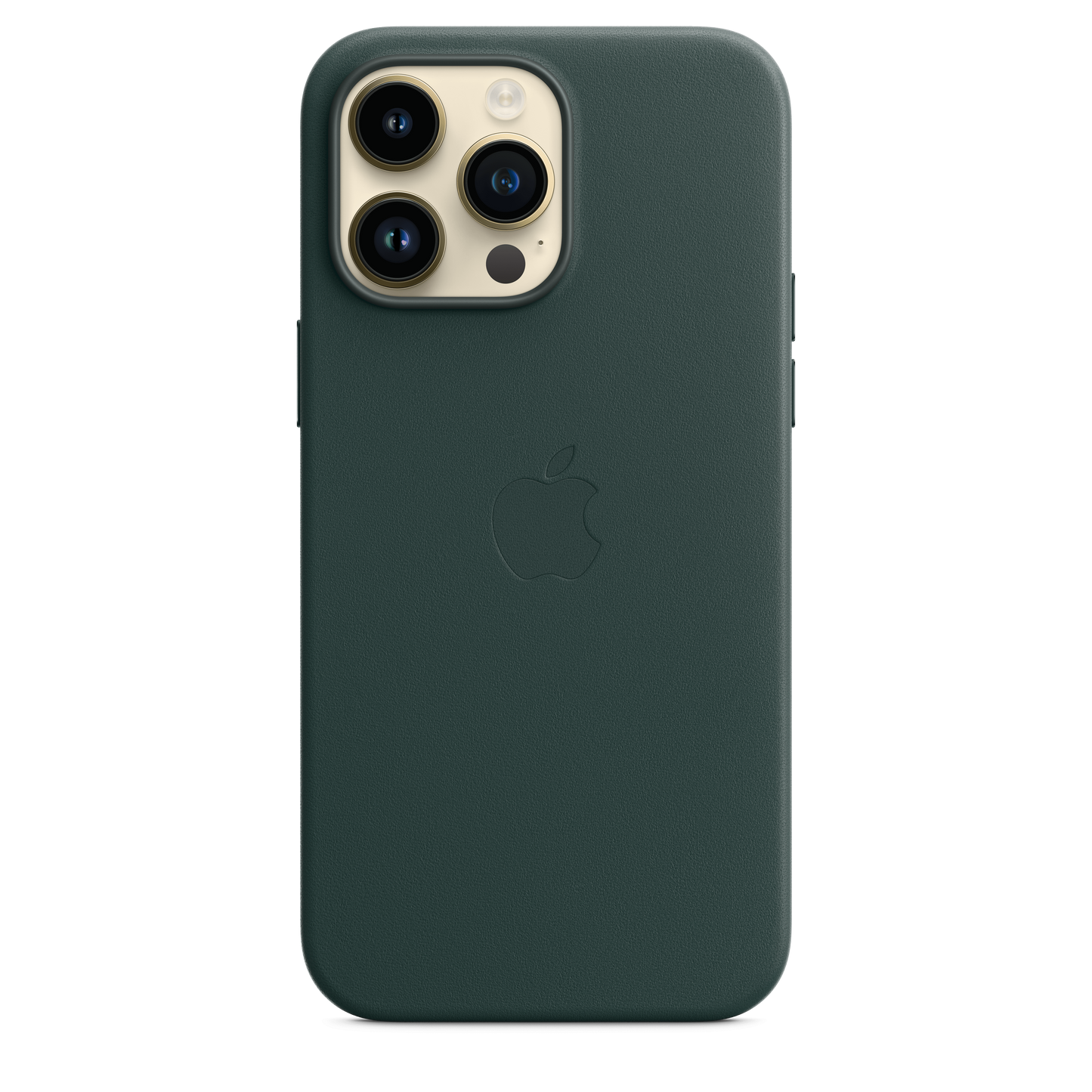 EOL Coque en cuir avec MagSafe pour iPhone 14 Pro Max - Vert forêt