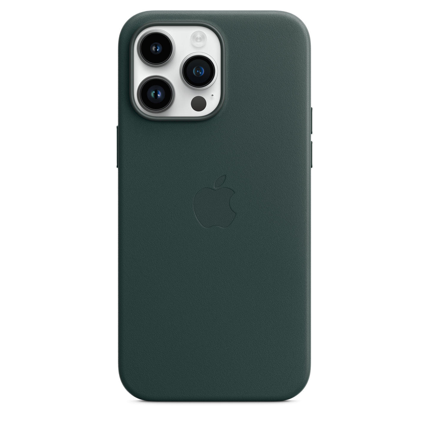 EOL Coque en cuir avec MagSafe pour iPhone 14 Pro Max - Vert forêt