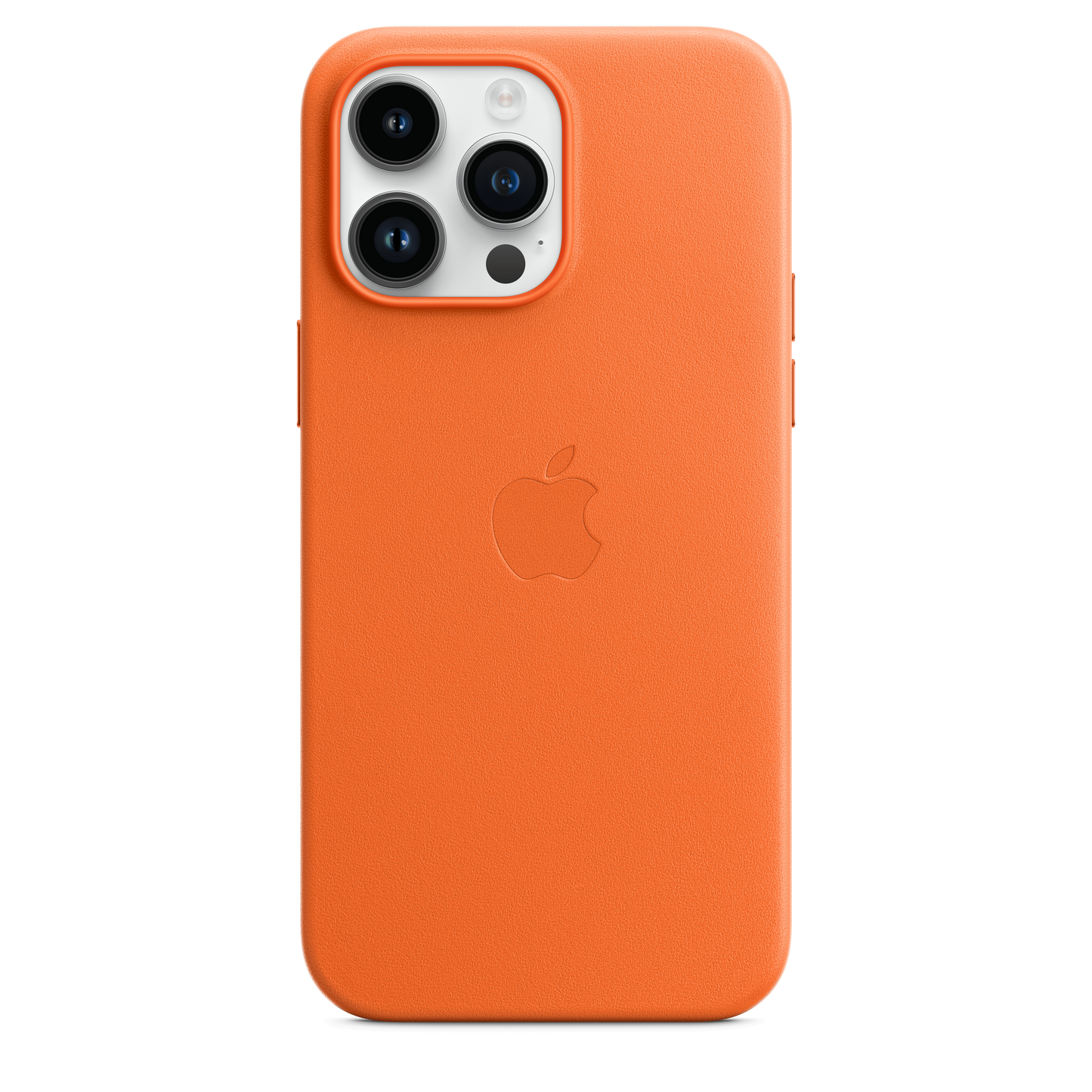 EOL Leren hoesje met MagSafe voor iPhone 14 Pro Max - Oranje