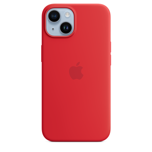 EOL Coque en silicone avec MagSafe pour iPhone 14 - (PRODUCT)RED