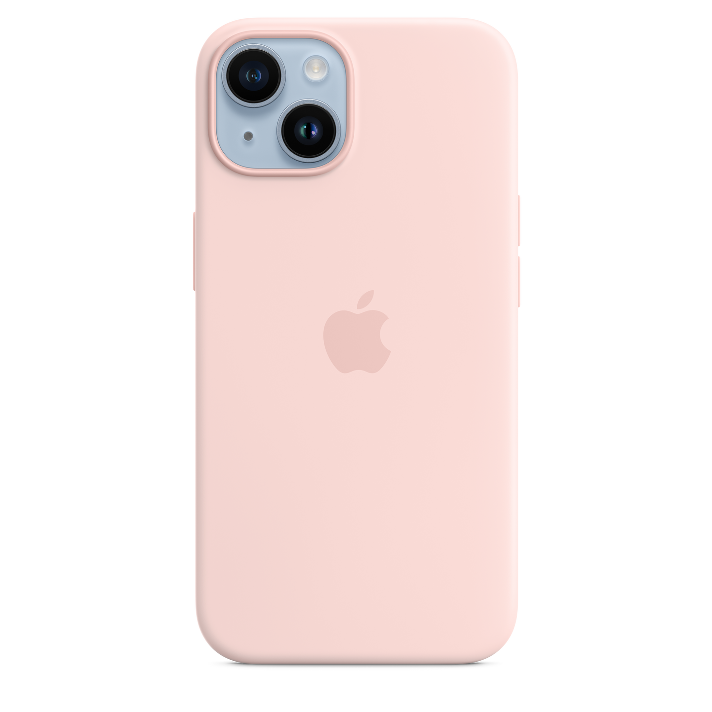 EOL Coque en silicone avec MagSafe pour iPhone 14 - Rose craie