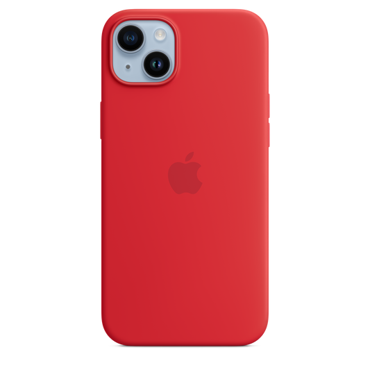 EOL Coque en silicone avec MagSafe pour iPhone 14 Plus - (PRODUCT)RED