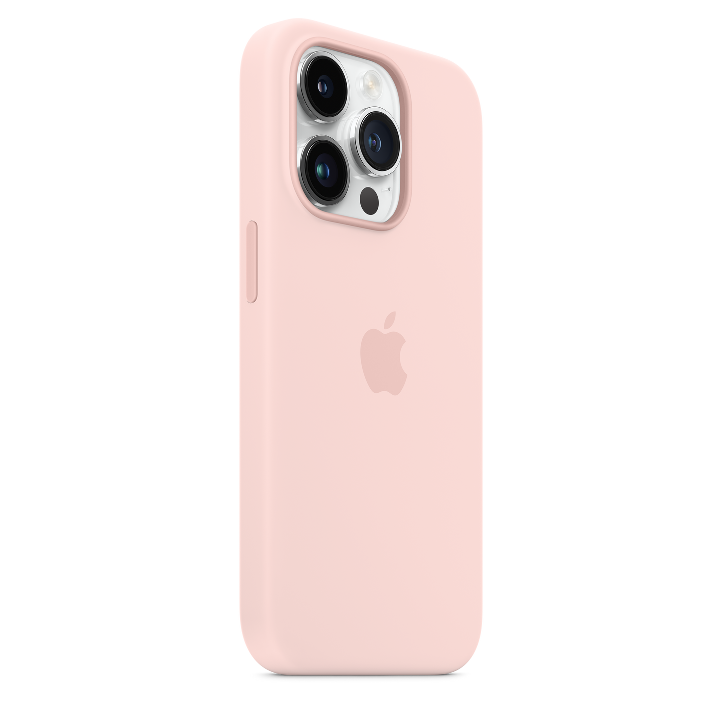 Coque en silicone avec MagSafe pour iPhone 14 Pro - Rose craie