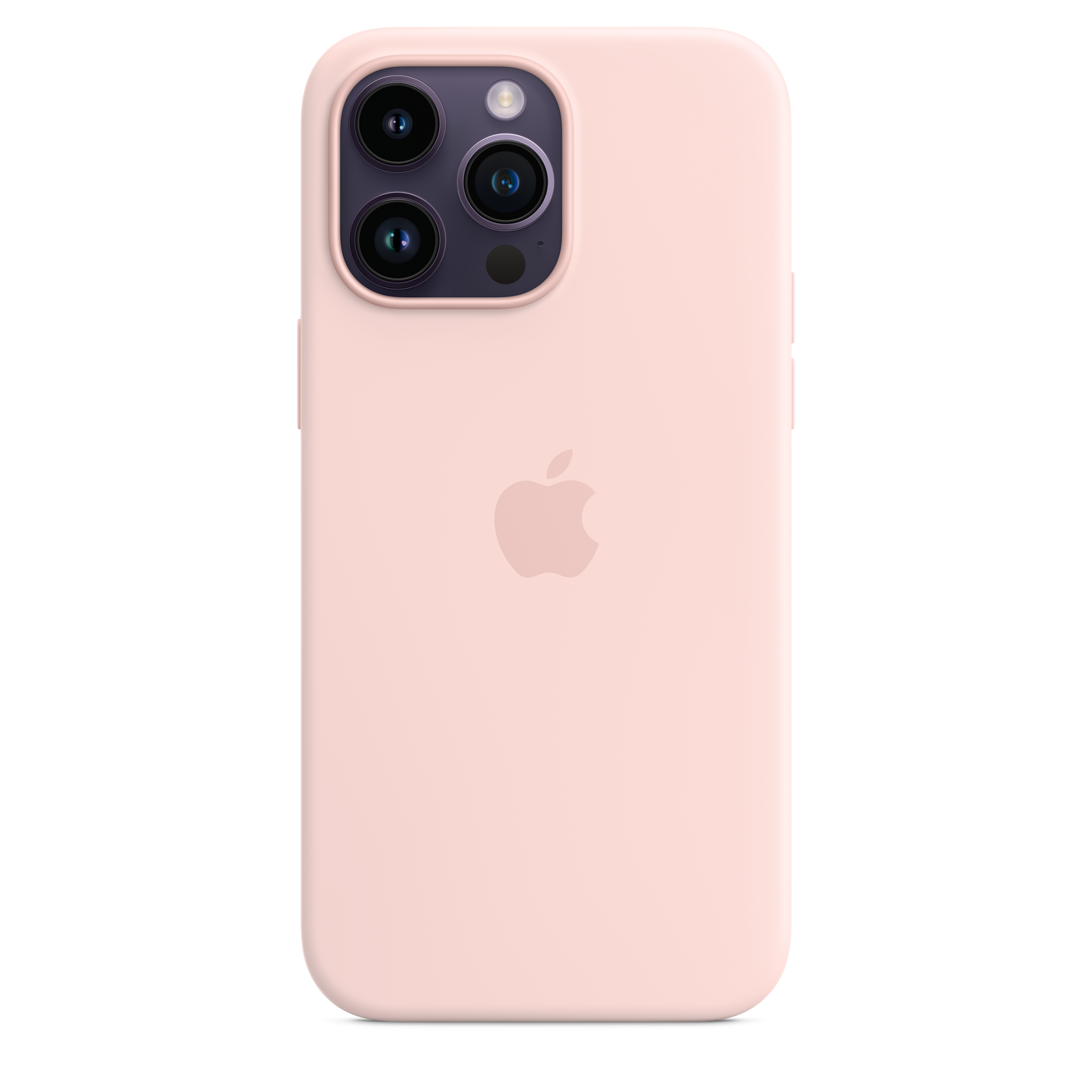 EOL Coque en silicone avec MagSafe pour iPhone 14 Pro Max - Rose craie