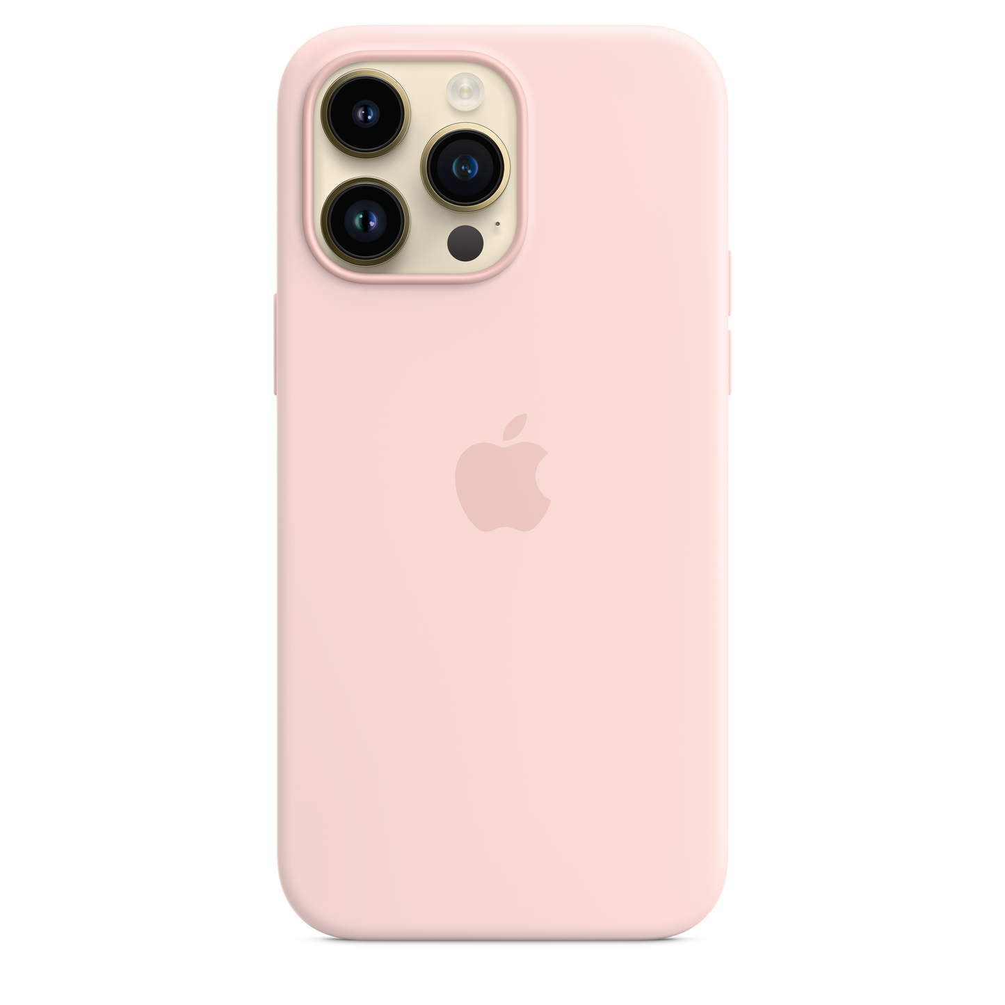 EOL Coque en silicone avec MagSafe pour iPhone 14 Pro Max - Rose craie