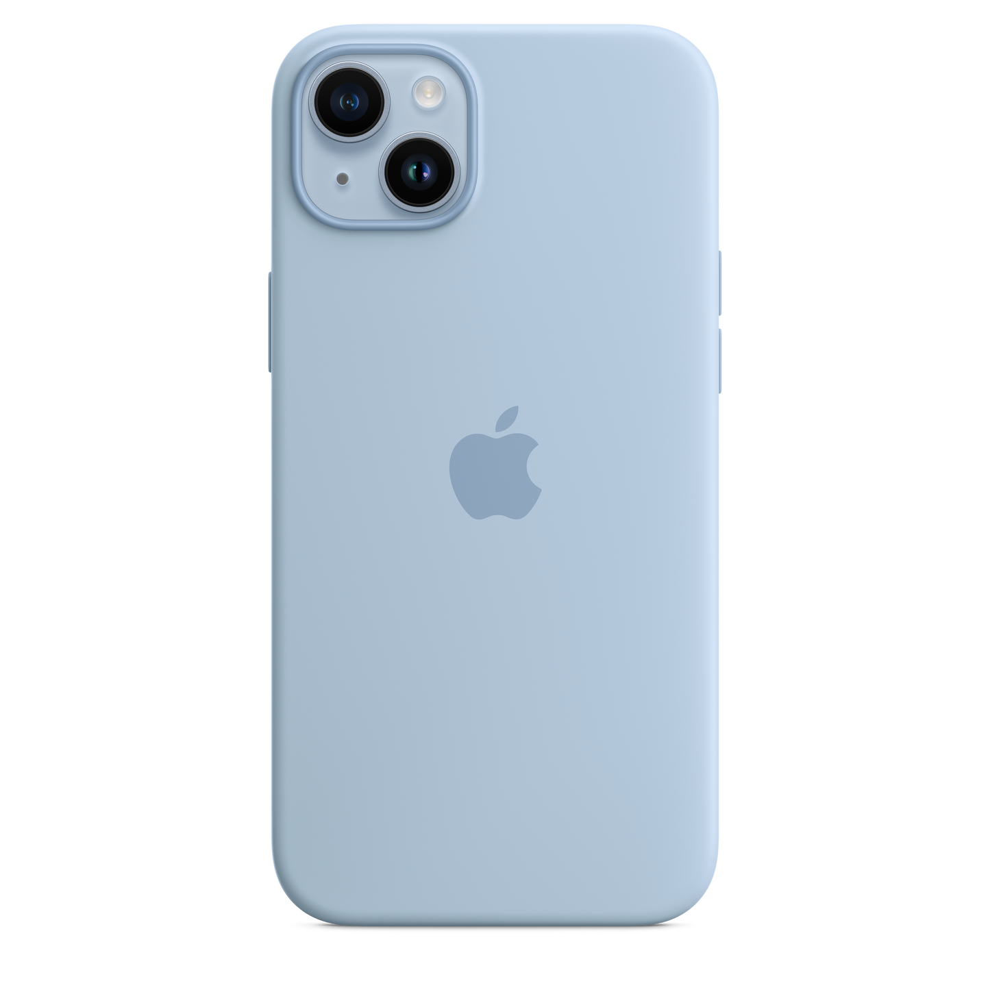 EOL Coque en silicone avec MagSafe pour iPhone 14 Plus - Bleu ciel