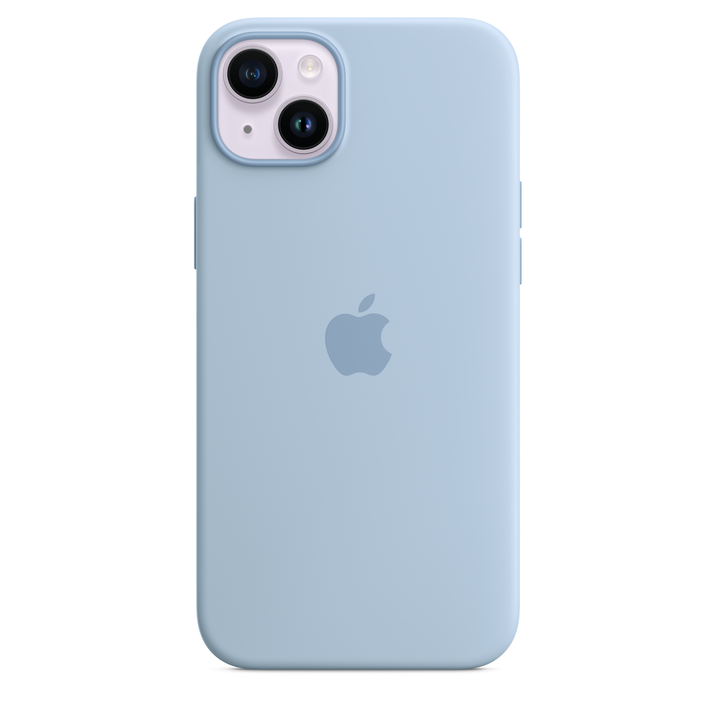 EOL Coque en silicone avec MagSafe pour iPhone 14 Plus - Bleu ciel