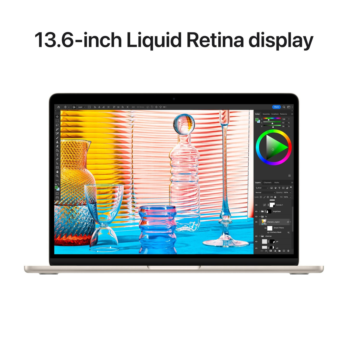 [OPEN BOX] 13-inch MacBook Air: Apple M2‑chip met 8‑core CPU en 10‑core GPU, 8 GB, 512 GB - Sterrenlicht (Azerty FR)