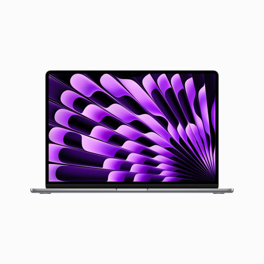 EOL 15-inch MacBook Air: Apple M2‑chip met 8‑core CPU en 10‑core GPU, 8 GB, 256 GB - Spacegrijs (Azerty FR)