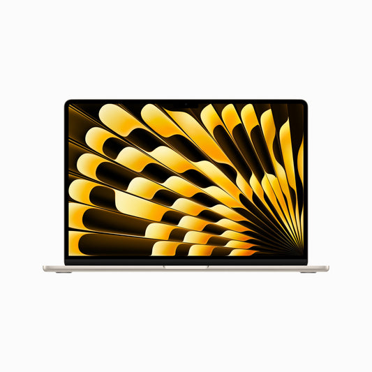 EOL 15-inch MacBook Air: Apple M2‑chip met 8‑core CPU en 10‑core GPU, 8 GB, 512 GB - Sterrenlicht (Qwerty NL)