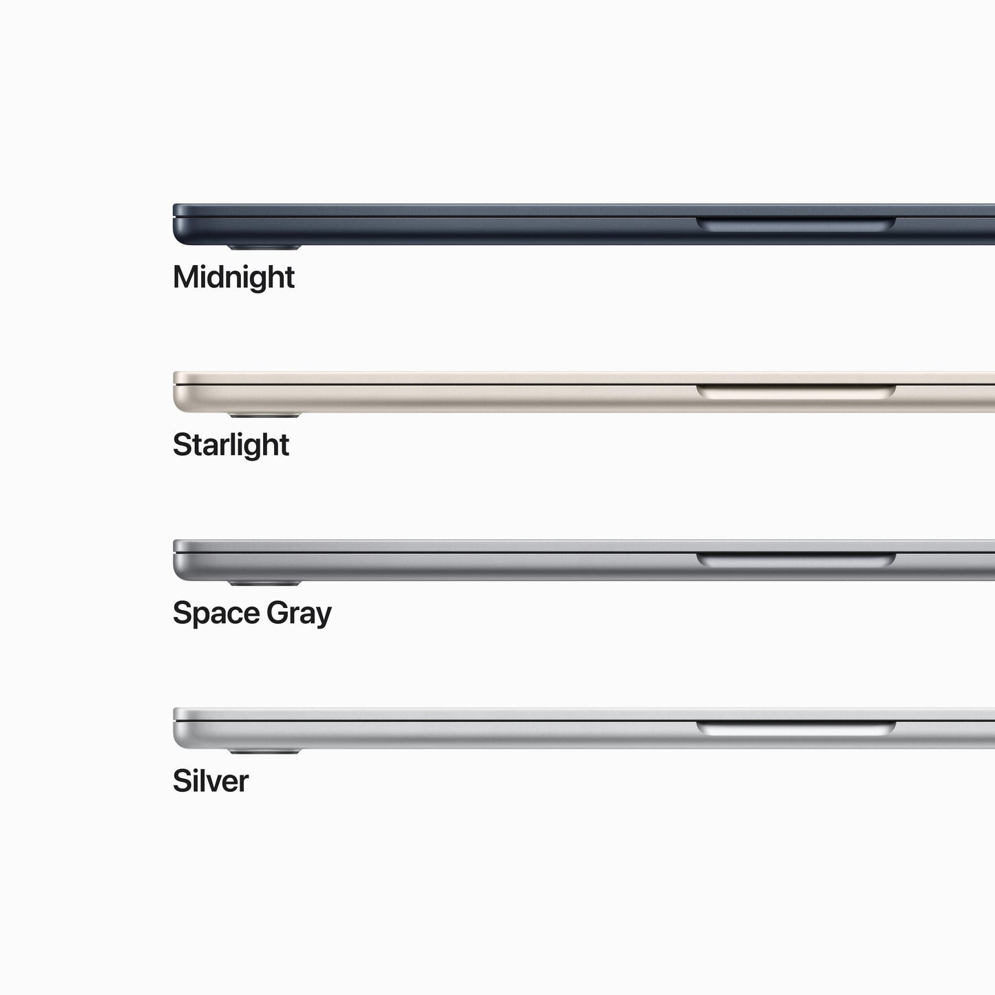 EOL 15-inch MacBook Air: Apple M2‑chip met 8‑core CPU en 10‑core GPU, 8 GB, 512 GB - Spacegrijs (Azerty FR)