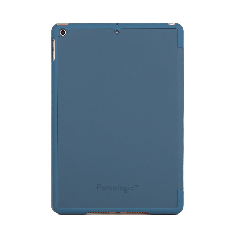 Pomologic BookCase pour iPad (9e gén.) - Bleu marine