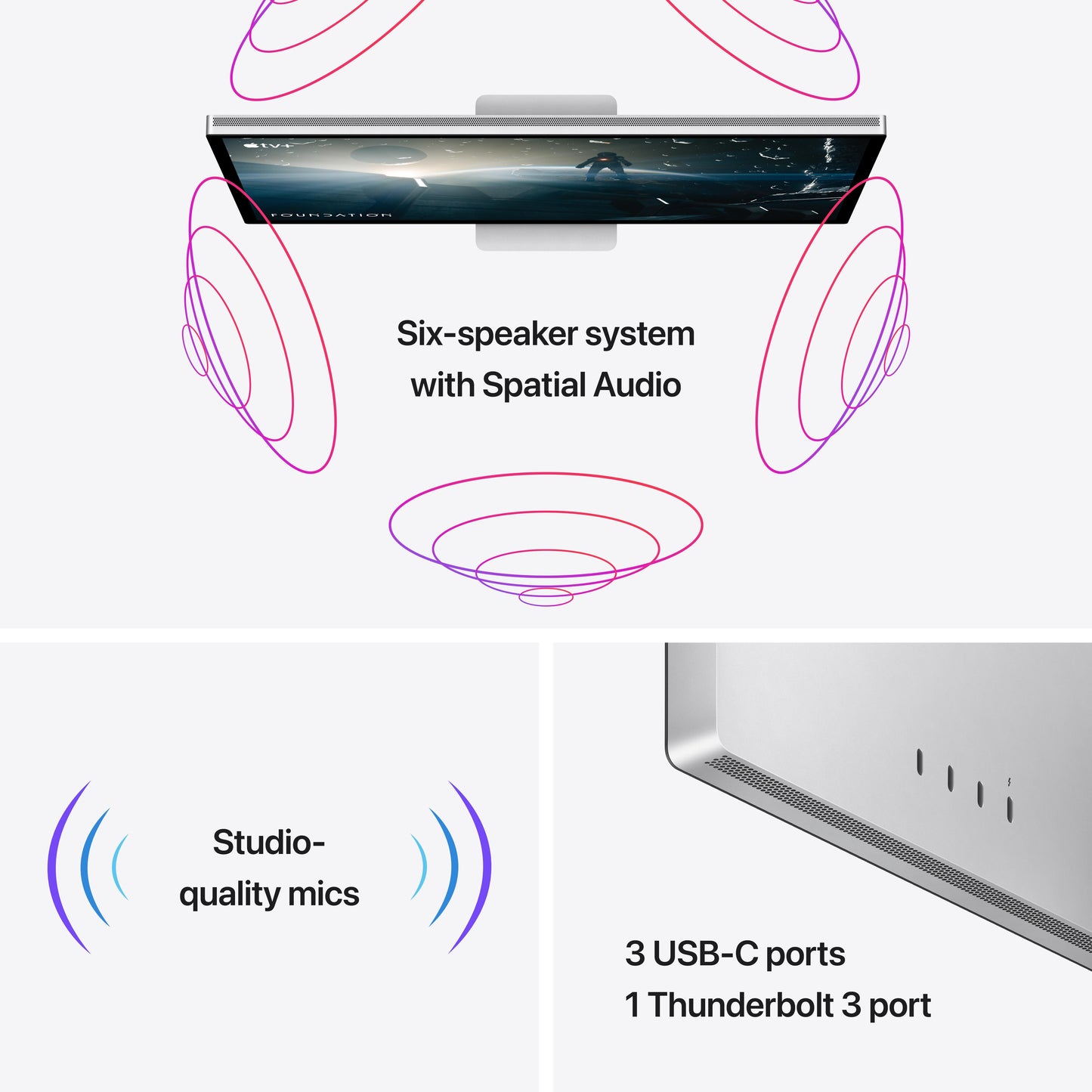 Studio Display - Verre nano‑texturé - Support à inclinaison réglable