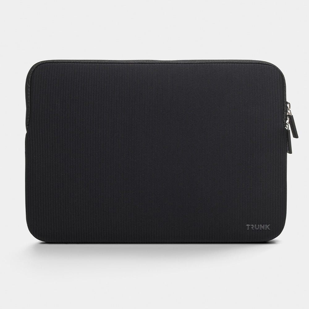 Trunk Housse en velours côtelé pour MacBook 13 pouces - Noir