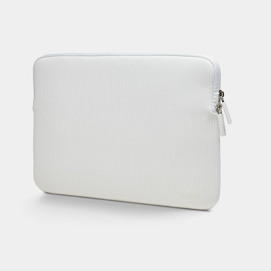 Trunk Housse en velours côtelé pour MacBook 13 pouces - Blanc