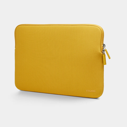 Trunk Ribbed Velvet Sleeve voor MacBook 13-inch - Zonnebloem